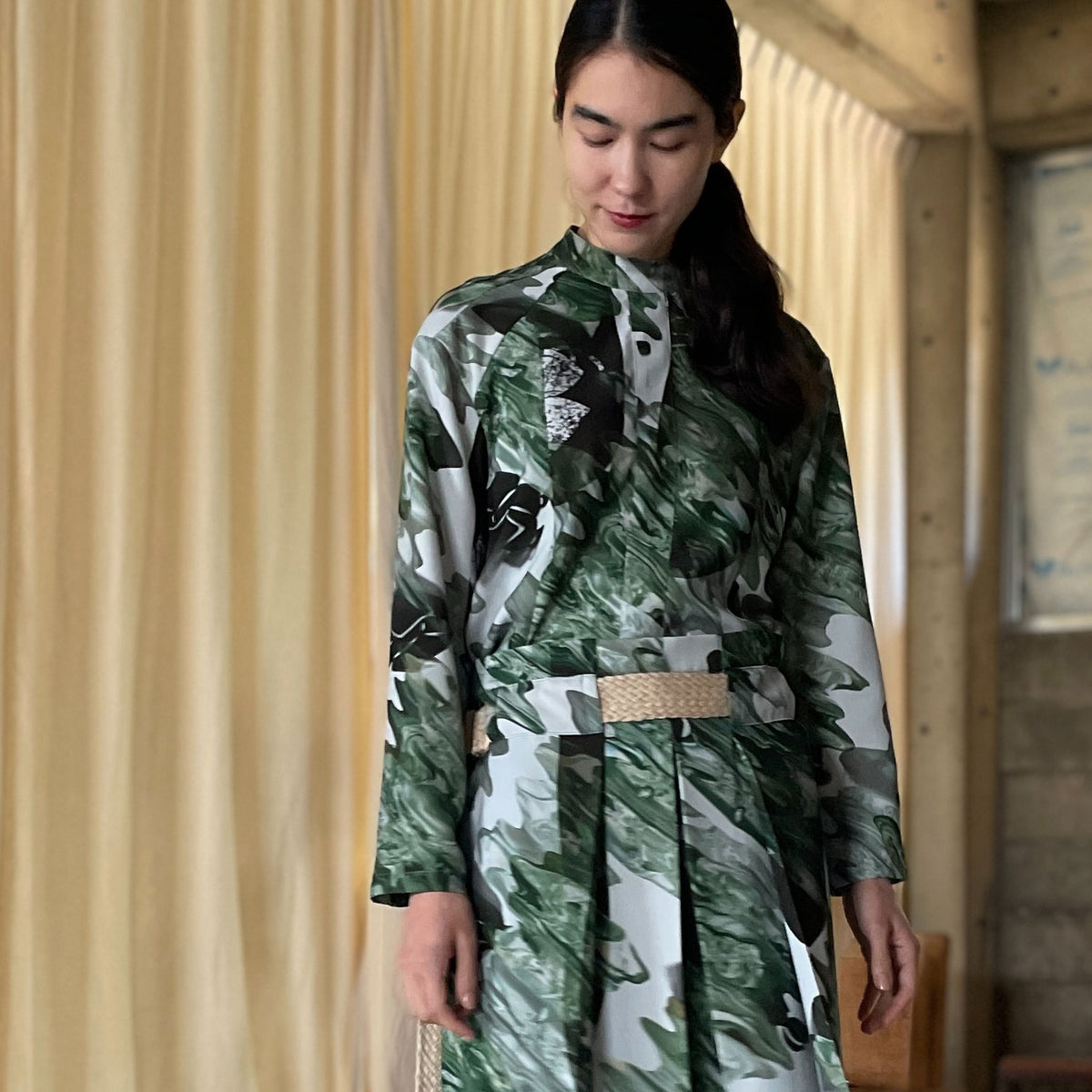 新品 Ohta オオタ わかよたれそAW レギンス ぶら下がら 