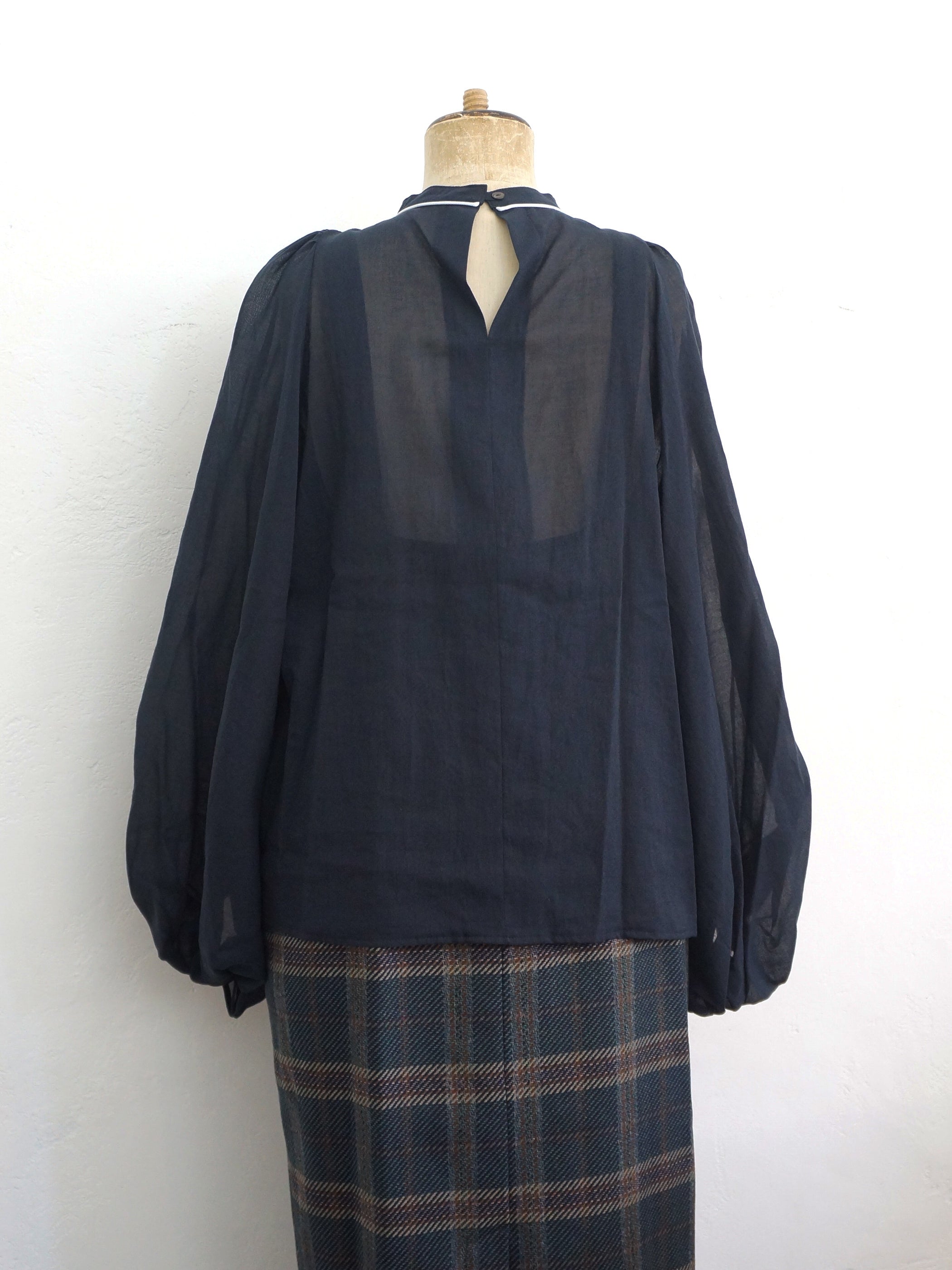 navy blouse