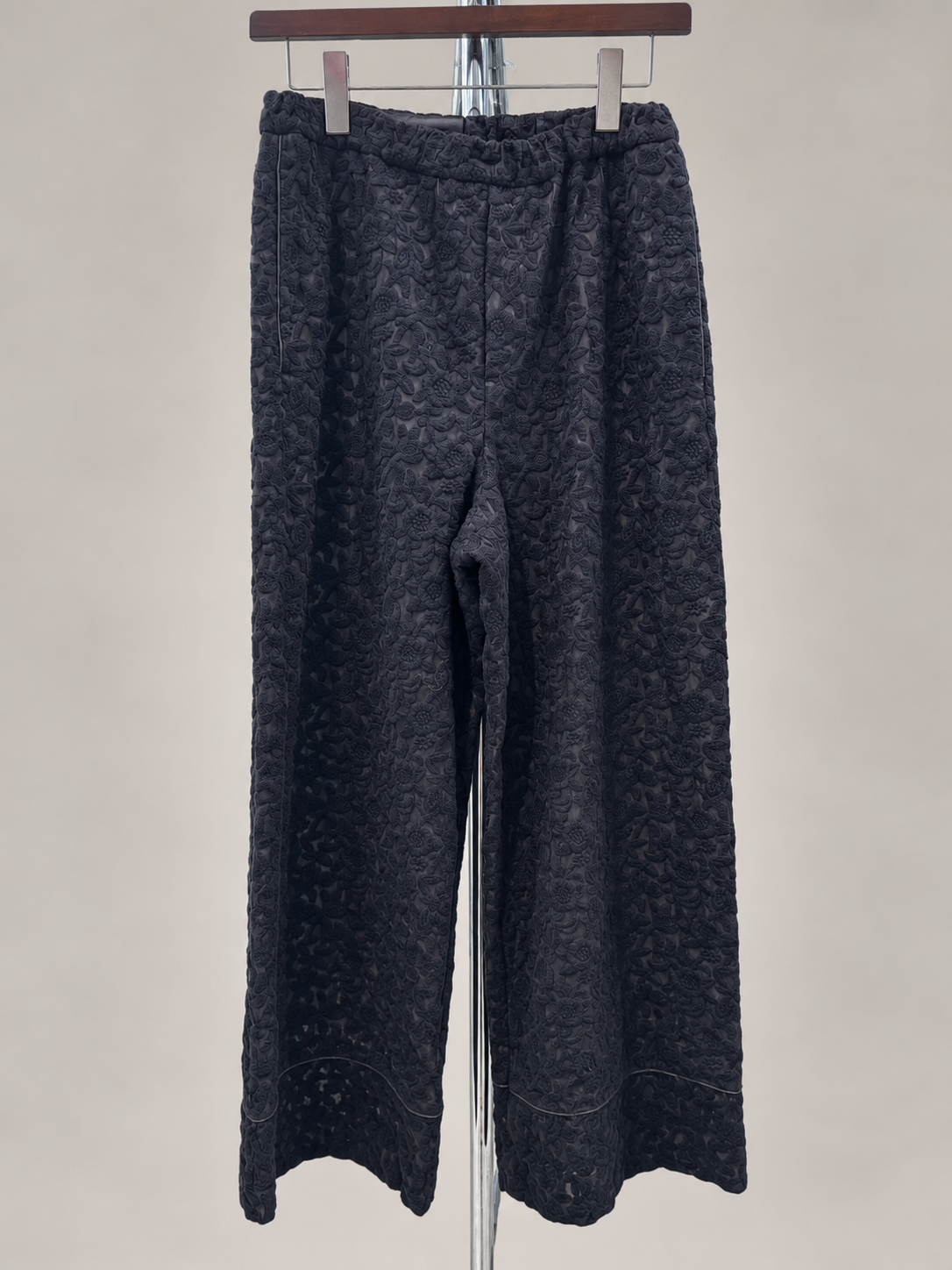 ORGANDY EMBROIDERED PANTS