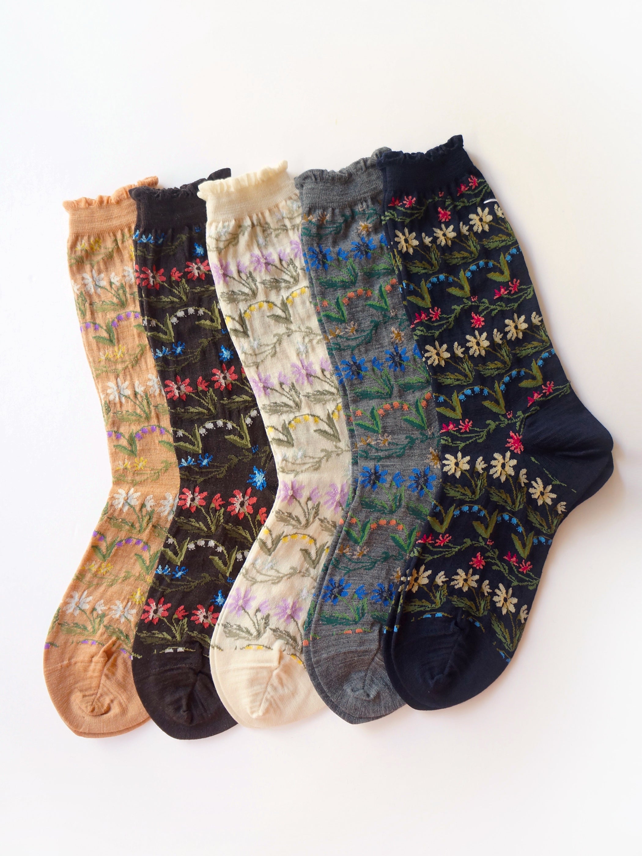 FLOWER LINE SOCKS