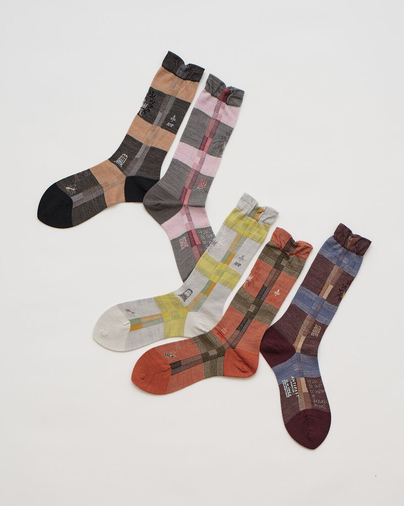 DARNING CHECK SOCKS