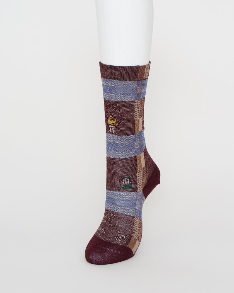 DARNING CHECK SOCKS