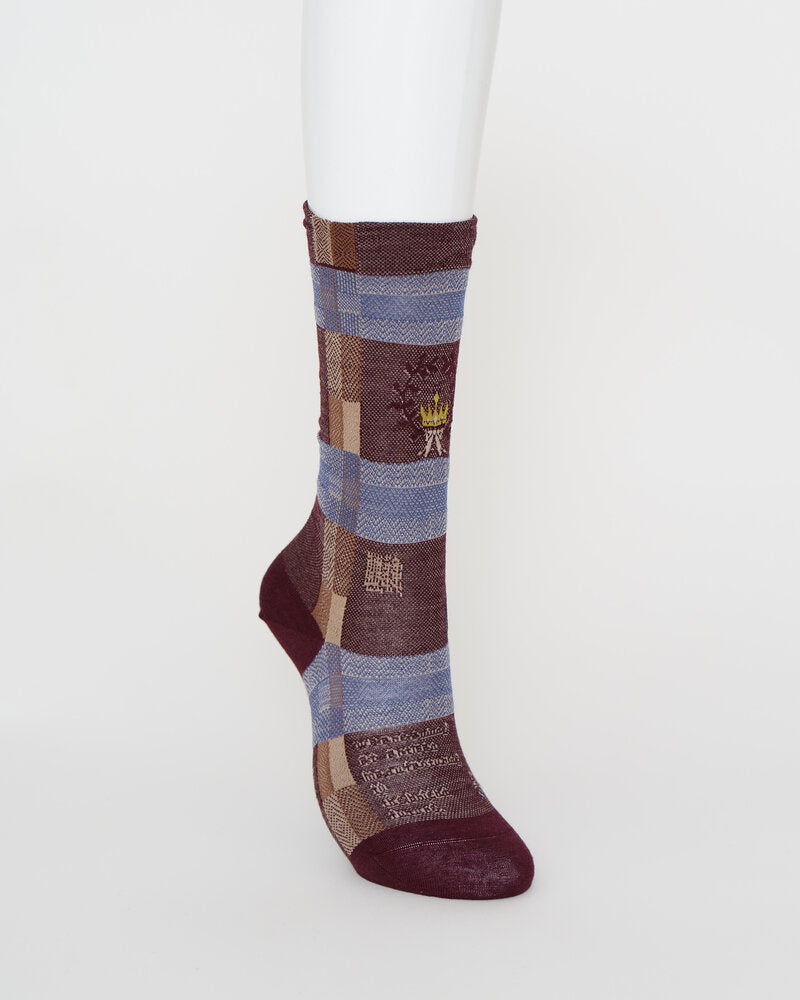 DARNING CHECK SOCKS