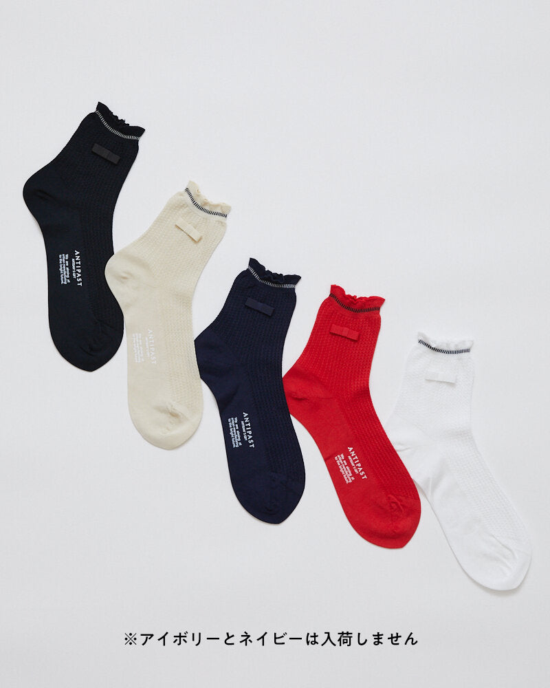 【NEW】ANP-109A / WAFFLE RIBBON SOCKS