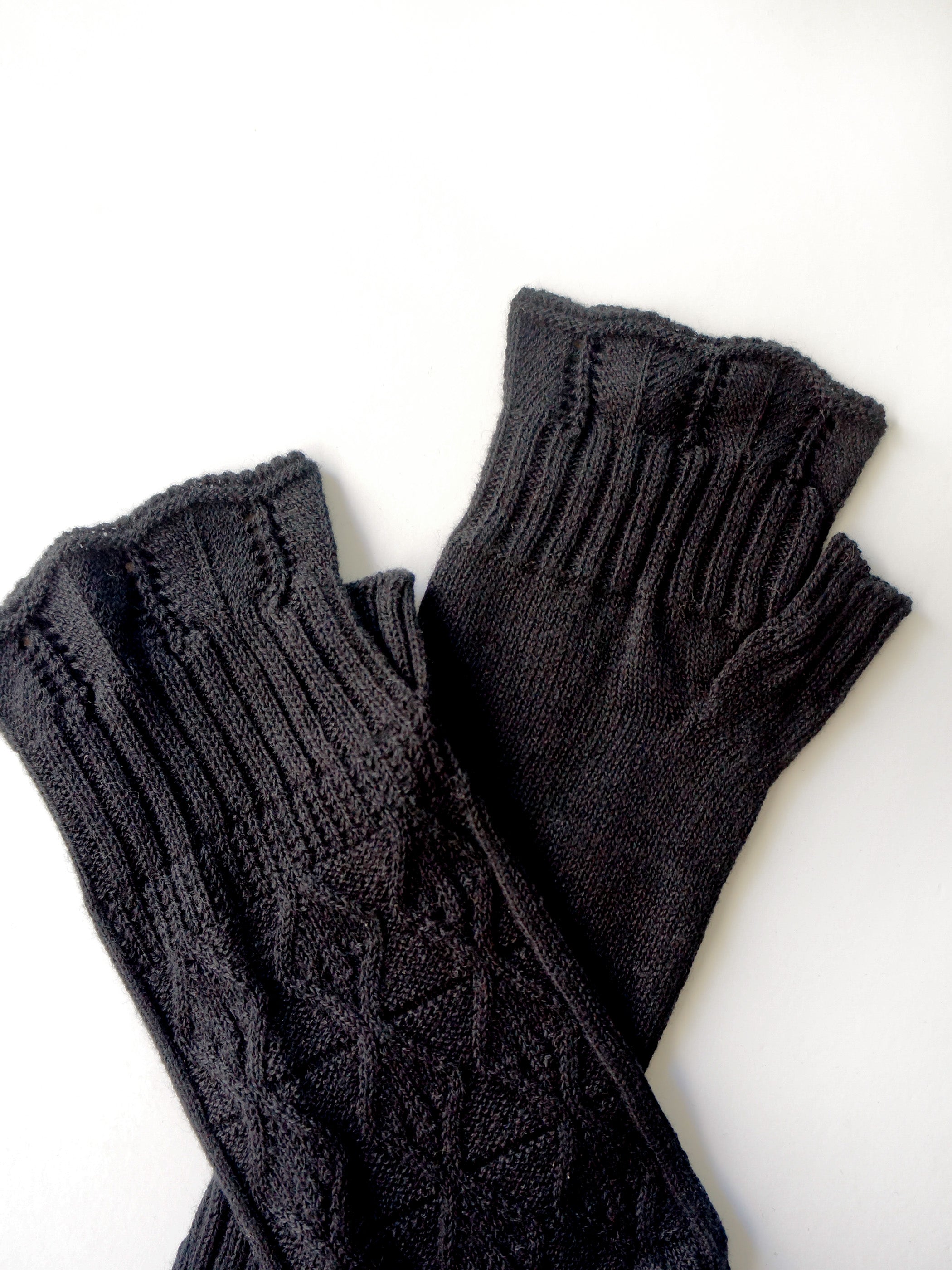 COTTON*CASHMERE KNIT GLOVES