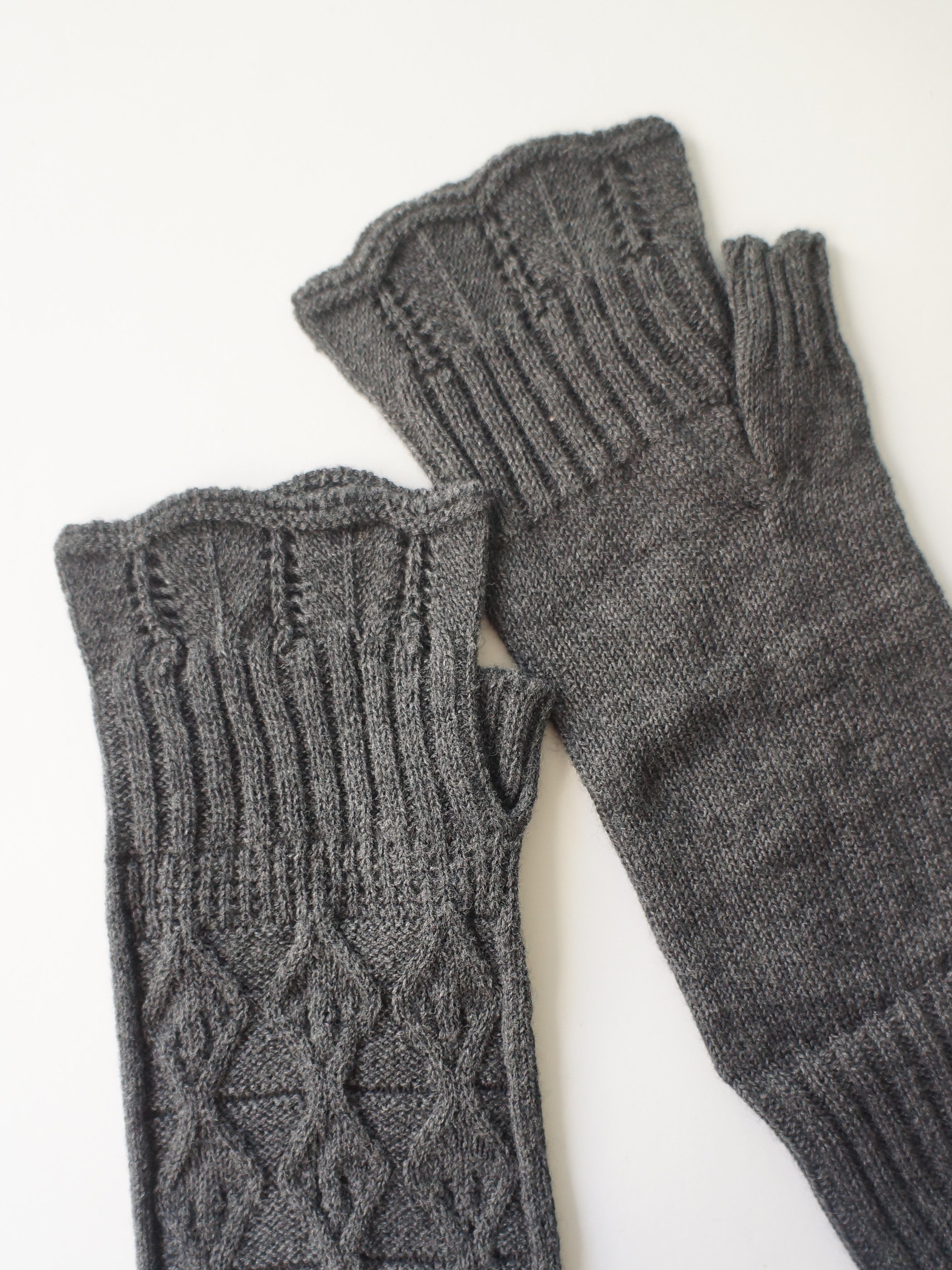 COTTON*CASHMERE KNIT GLOVES