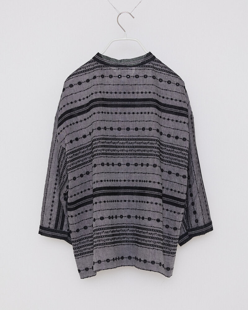 【NEW】EB246 / EMBROIDERY BLOUSE / BLACK