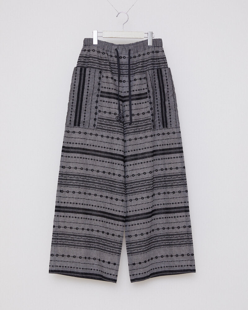 【NEW】EP248 / EMBROIDERY PANTS
