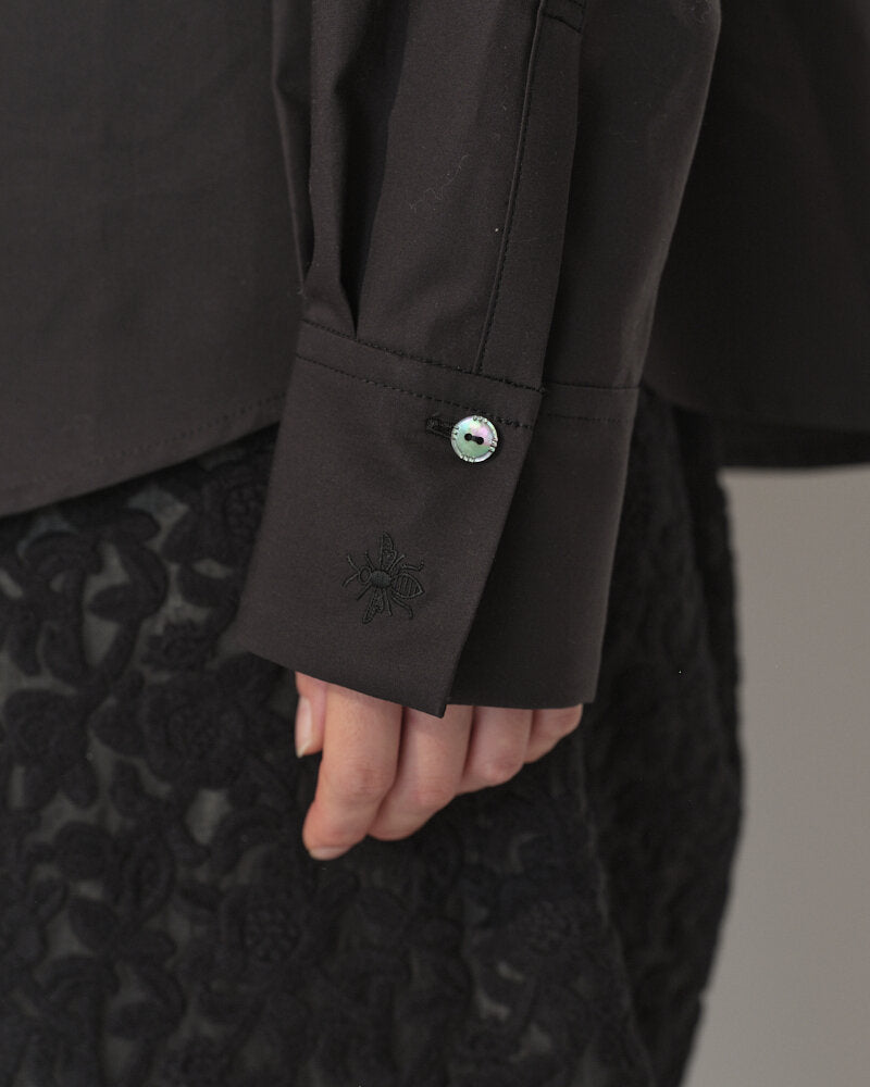ORGANDY EMBROIDERED PANTS