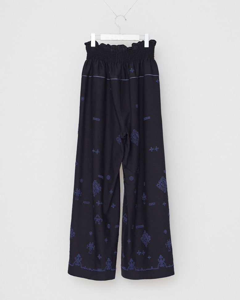 EMBROIDERED PANTS