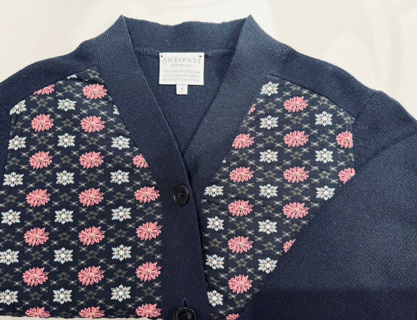 SOCK KNIT V-CD / NAVY*NAVY