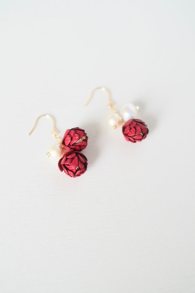 14kgf Bouton Pearl ピアス/イヤリング