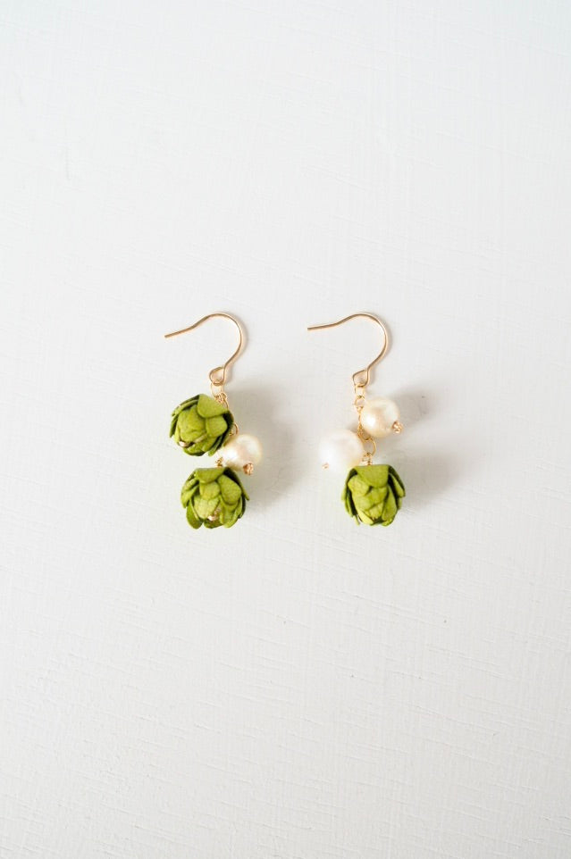14kgf Bouton Pearl ピアス/イヤリング
