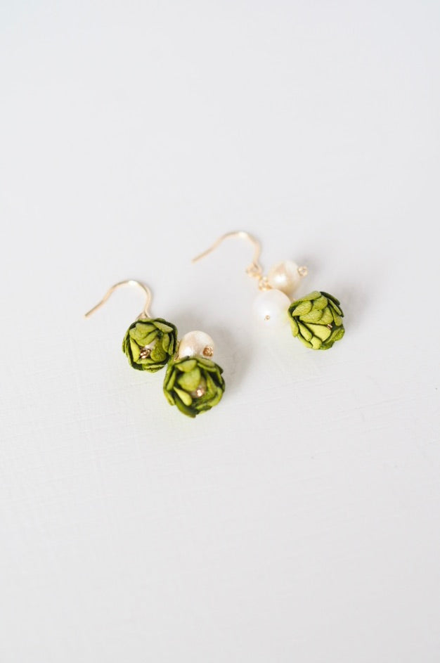 14kgf Bouton Pearl ピアス/イヤリング