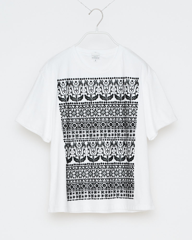 COTTON T-SHIRTS with FLOCK
