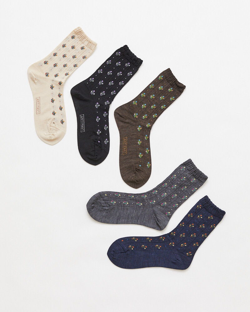 FLOWER STRIPE SOCKS