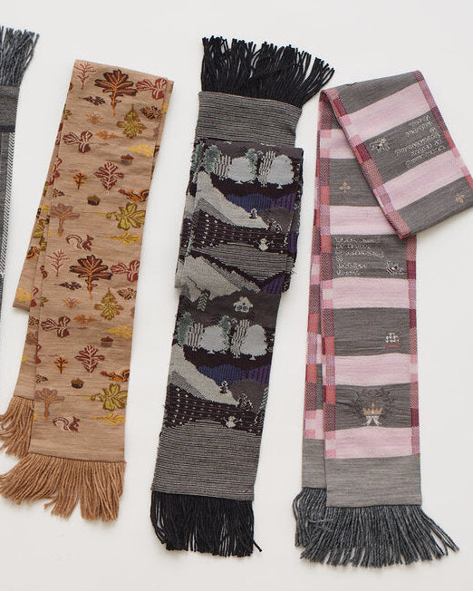 SOCK KNIT MUFFLER W/FRINGE