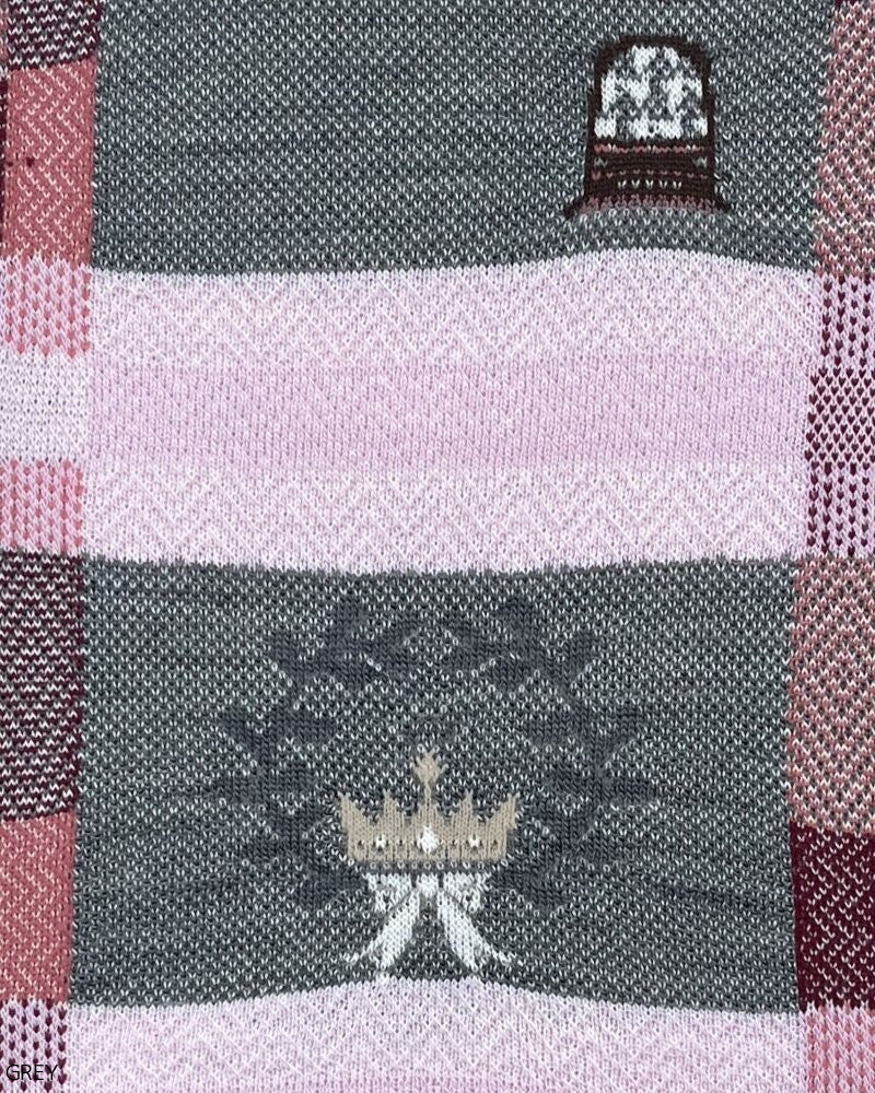 SOCK KNIT MUFFLER W/FRINGE