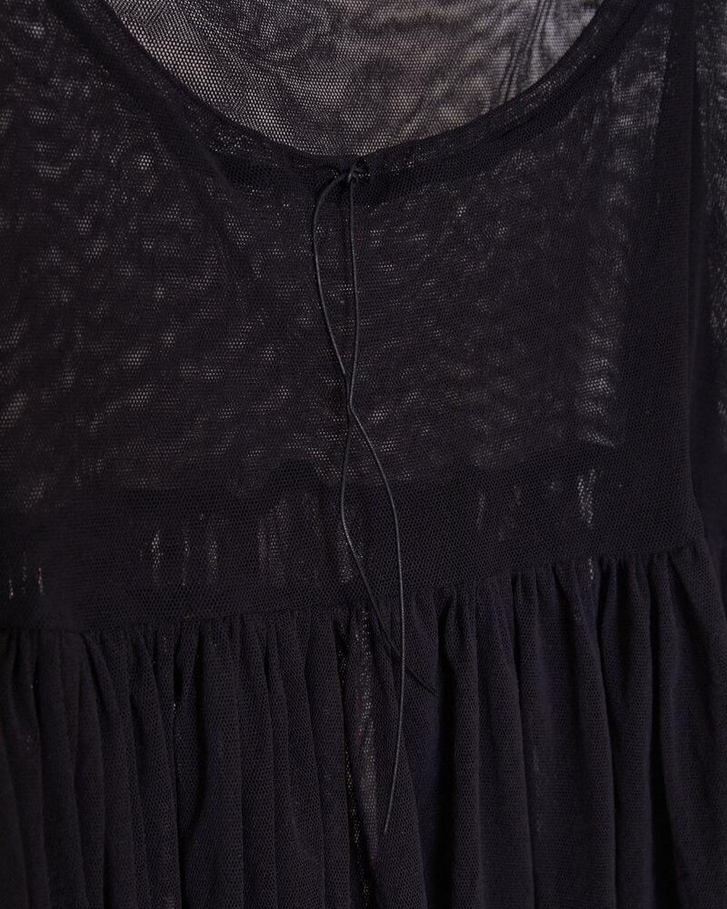 MT118 / MESH TOPS / BLACK