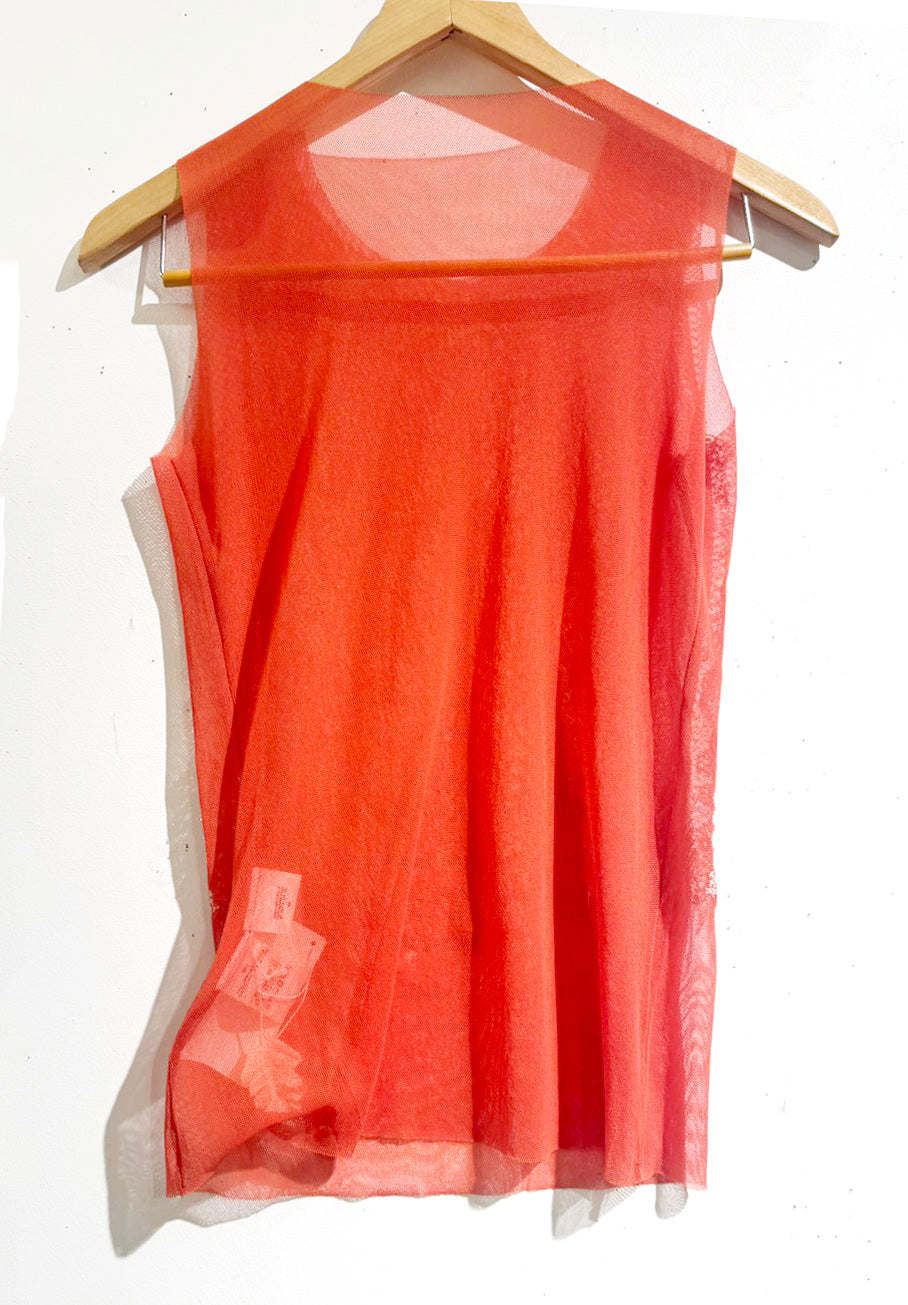 **MESH: ORANGE**MESH N/S WITH FLOCK