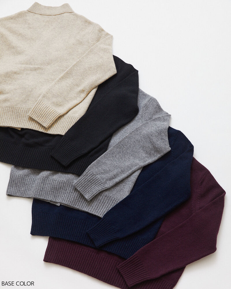 SOCK KNIT V-CD / NAVY*NAVY
