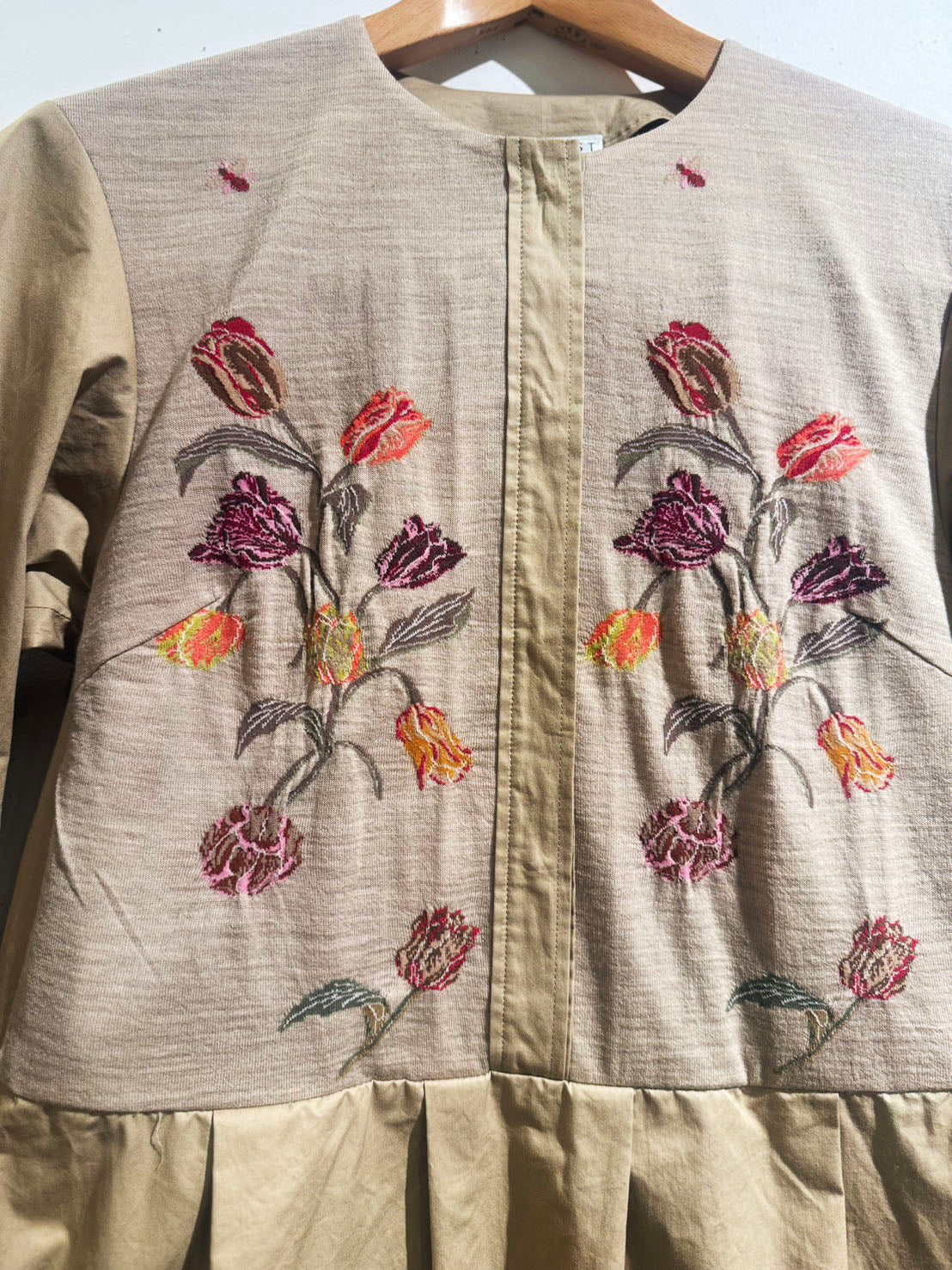 SOCK KNIT DRESS  BEIGE*BEIGE