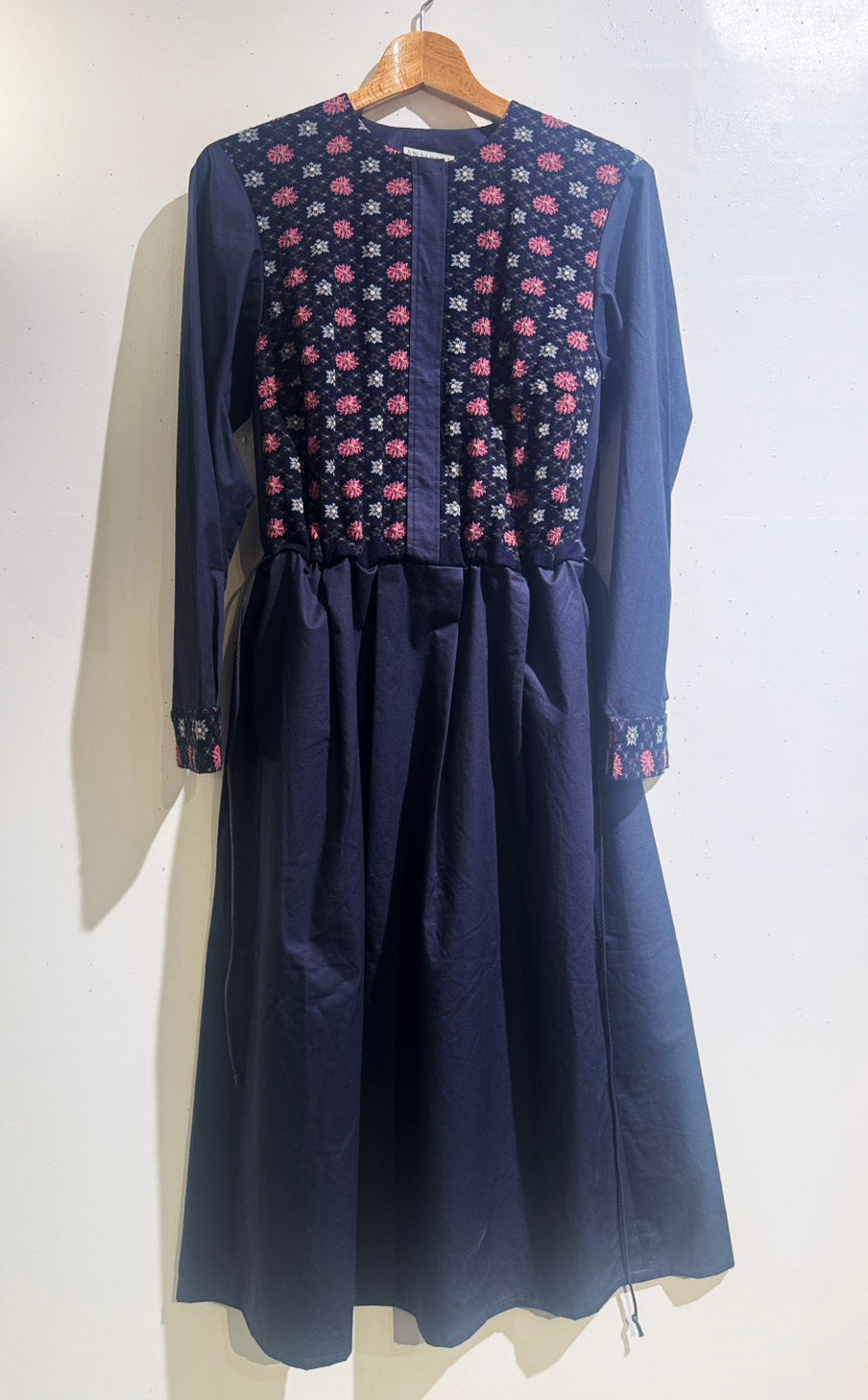 SOCK KNIT DRESS / NAVY*NAVY