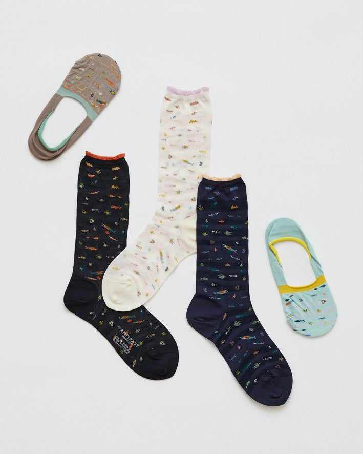 SEA PARADISE SOCKS / NAVY