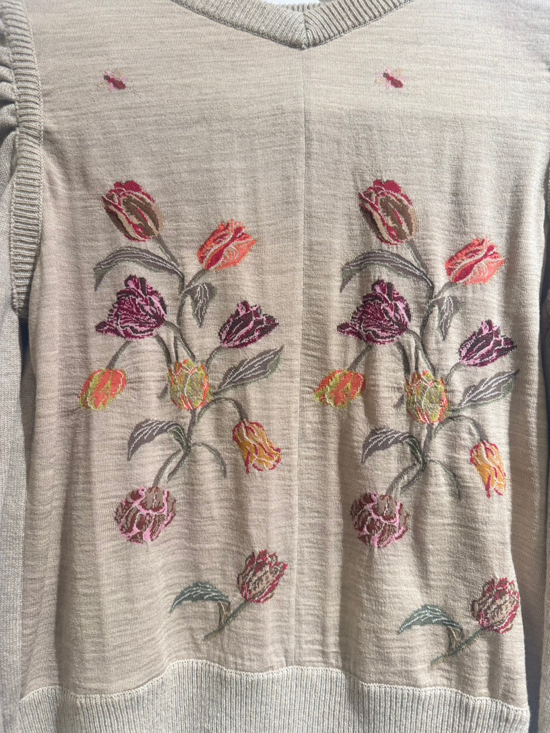 SOCK KNIT PULLOVER / BEIGE*IVORY