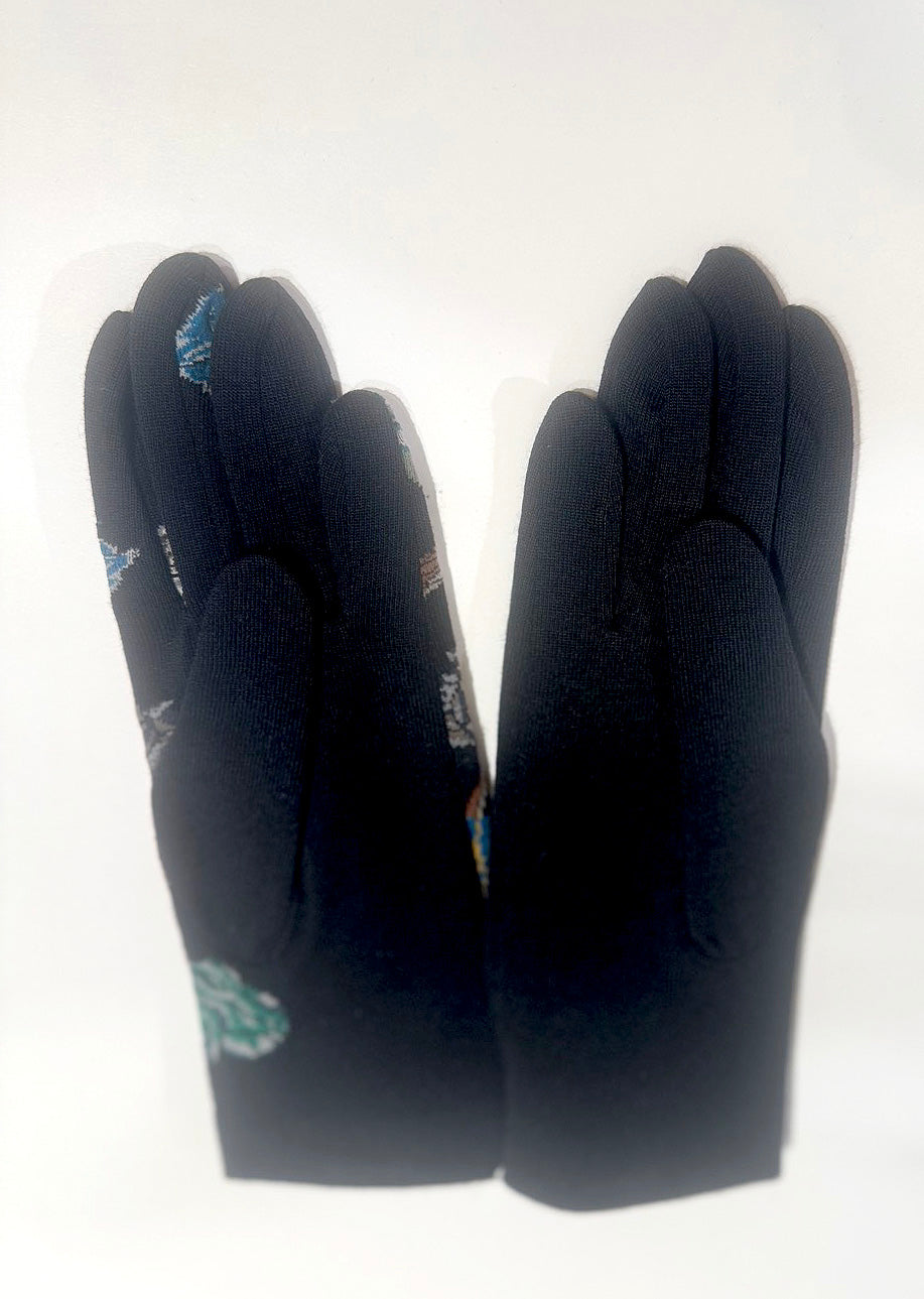 SOCK KNIT GLOVES / NG1-805 / BOUQUET TULIP