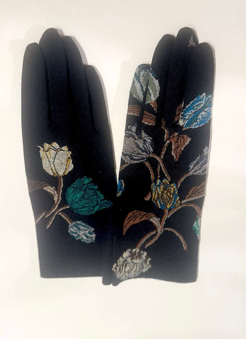 SOCK KNIT GLOVES / NG1-805 / BOUQUET TULIP