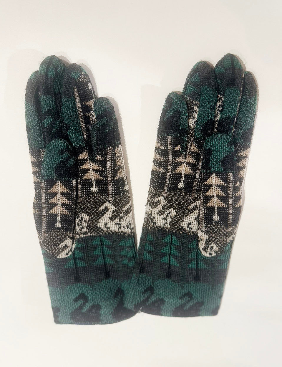 SOCK KNIT GLOVES / NG1-810 / SWAN LAKE