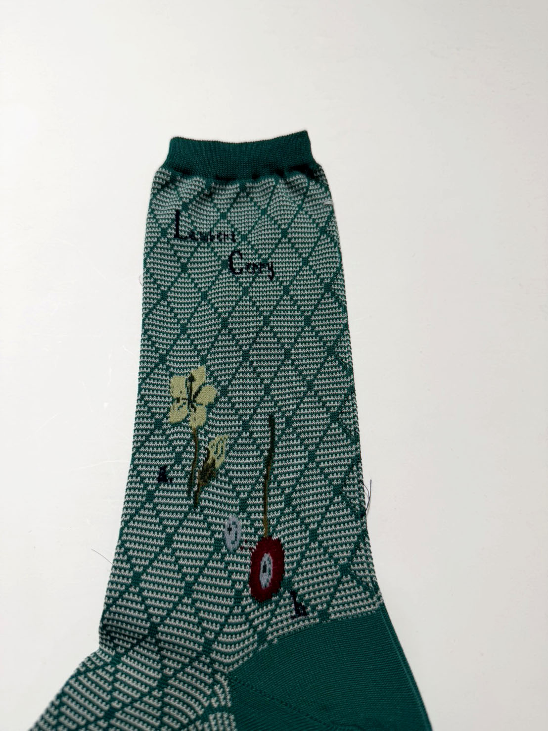 【NEW】AM-818 / CHERRY ON DIAMOND SOCKS