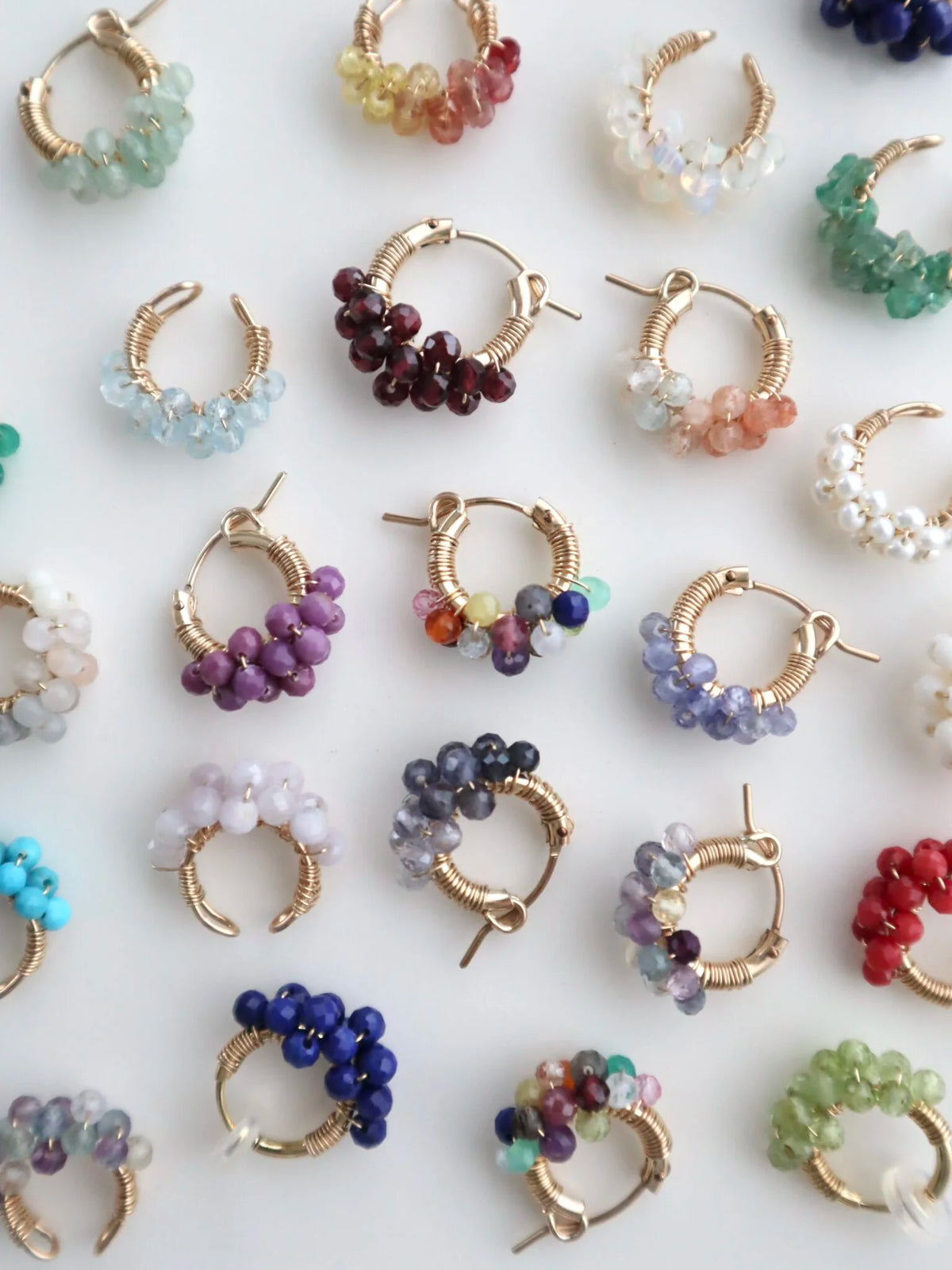 《DRAGEE JEWELRY》petit berries hoops