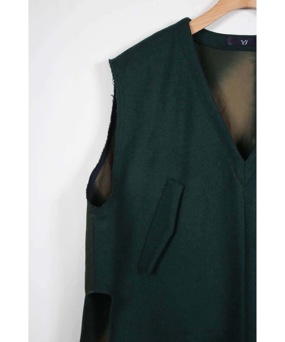green vest