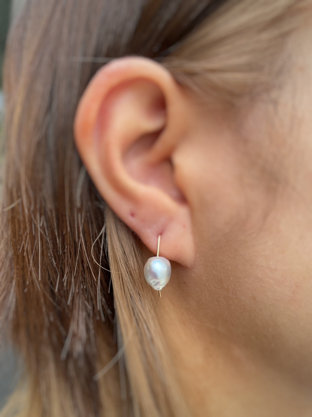 〈Shingly〉アコヤの蕾ピアス
