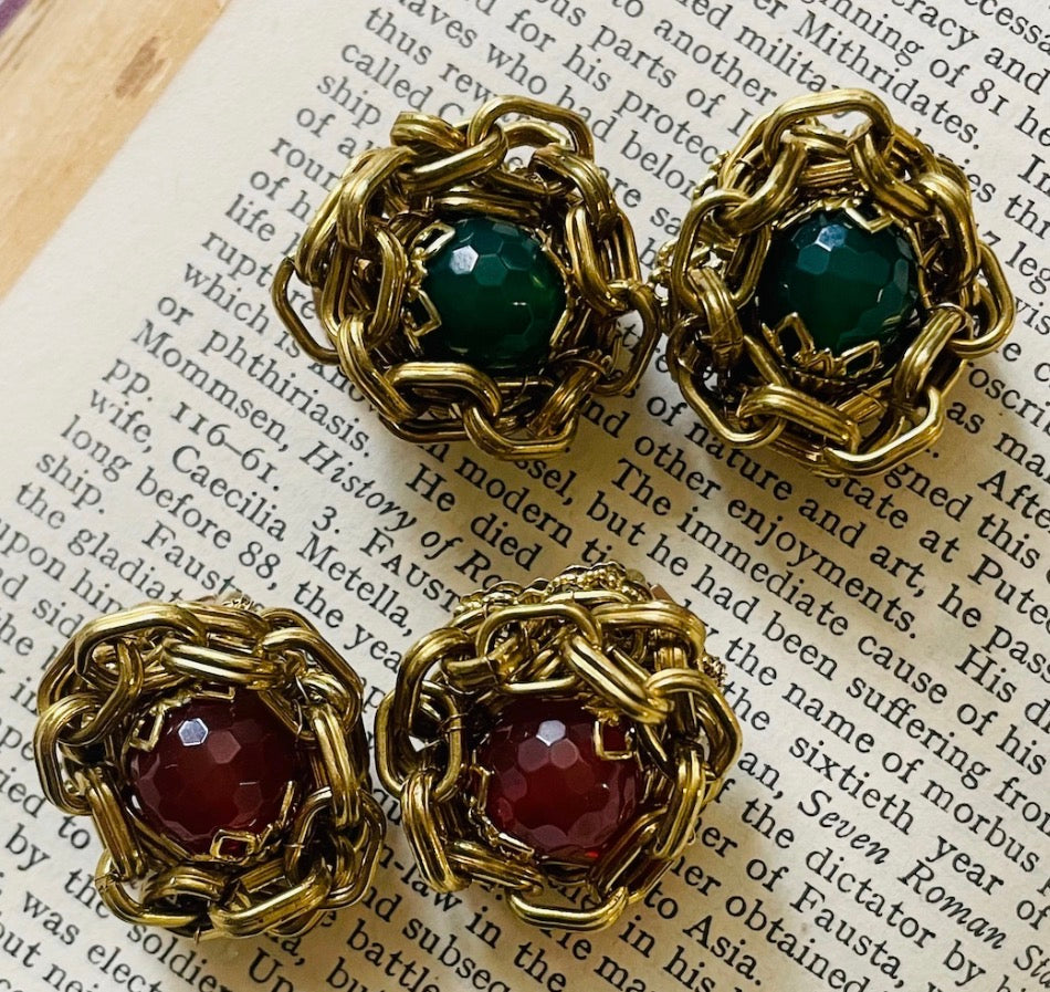 〈relan vintage〉チェーンイヤリング