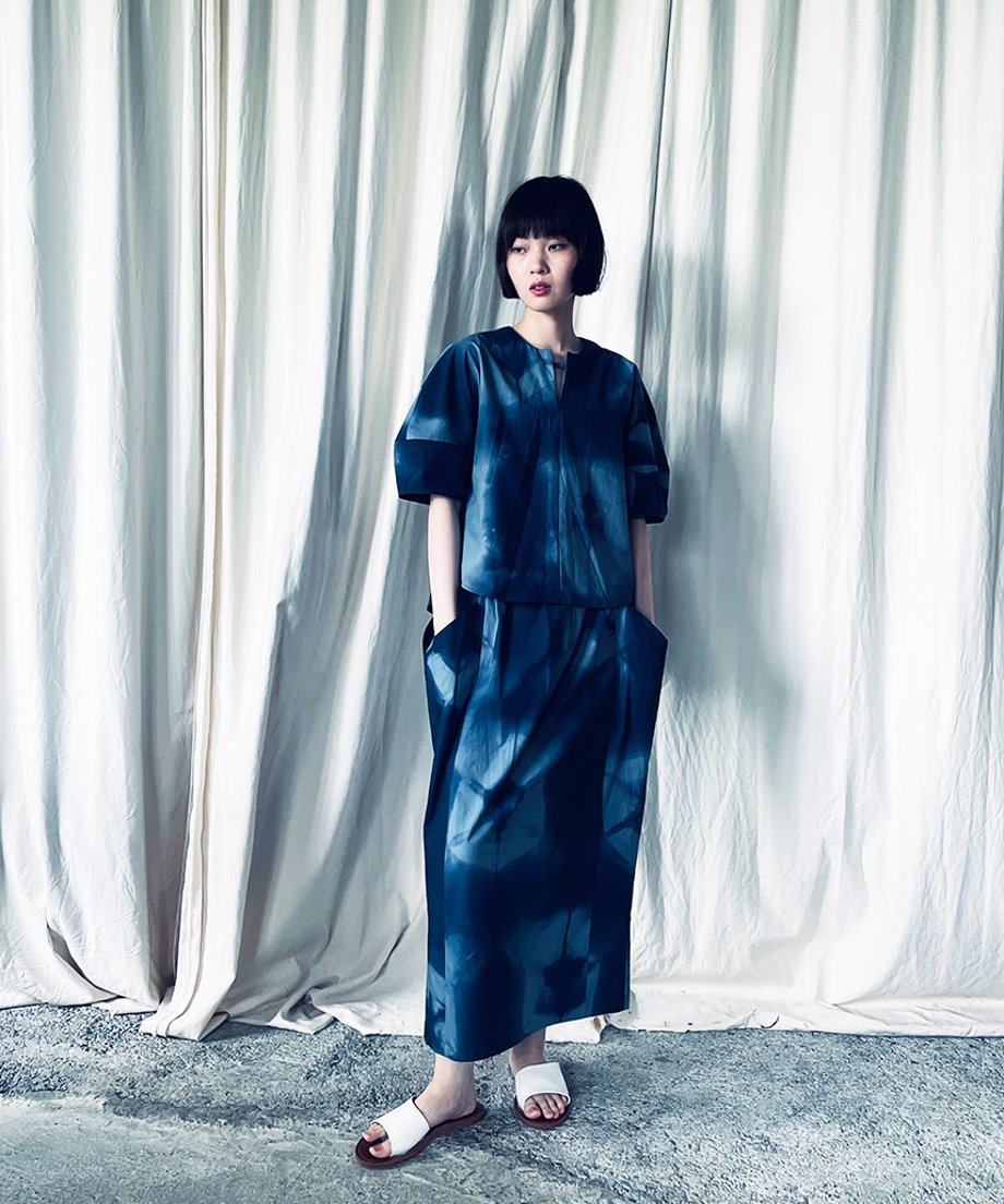 sk-30A / shibori skirt