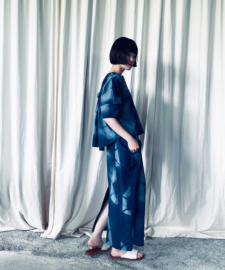 st-109A / shibori gather pull