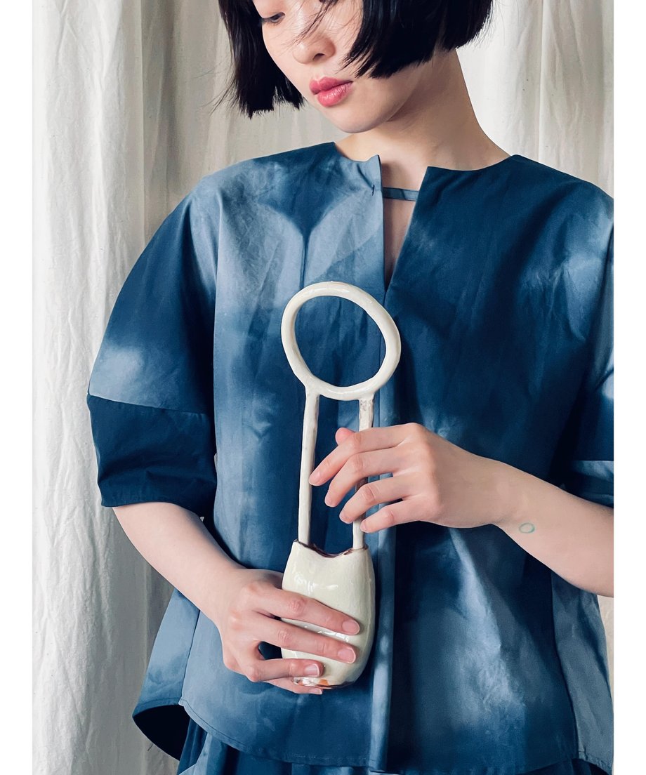 st-109A / shibori gather pull