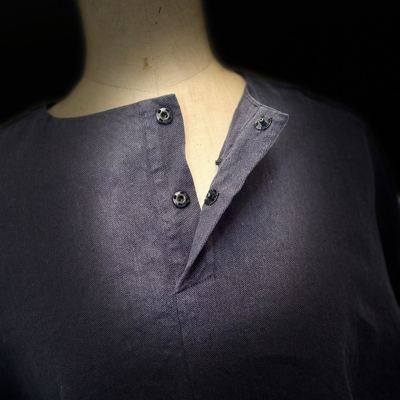 st-113N / navy half pull