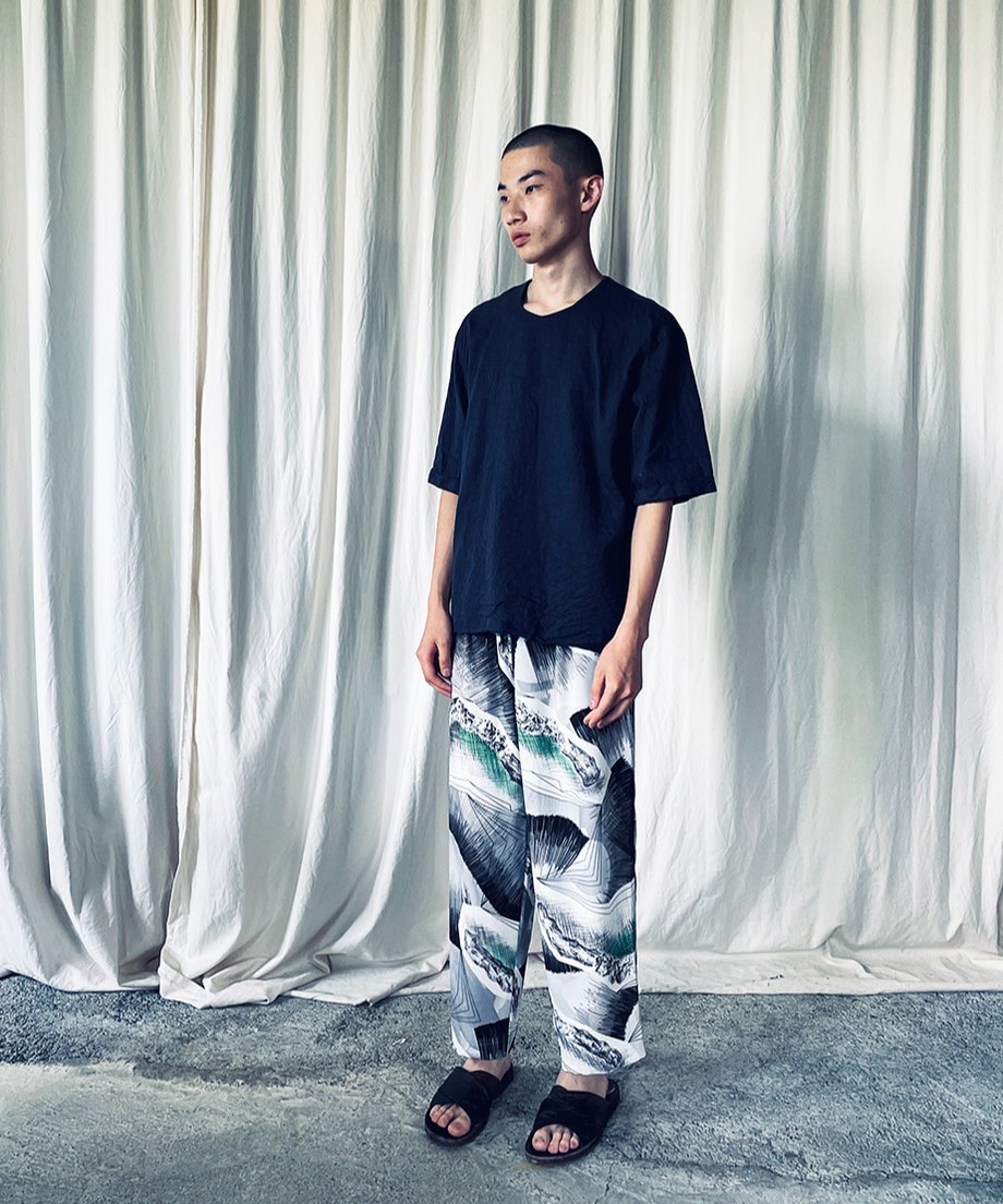 st-113N / navy half pull