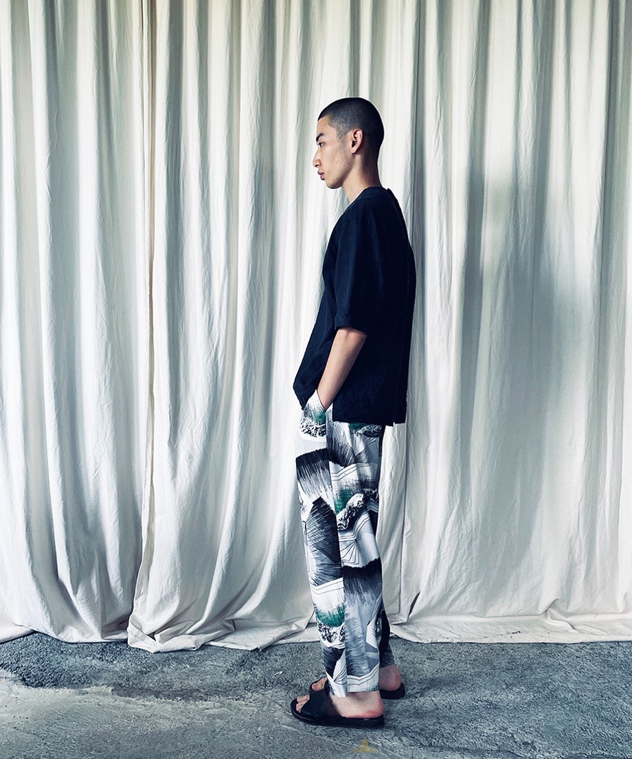 st-113N / navy half pull